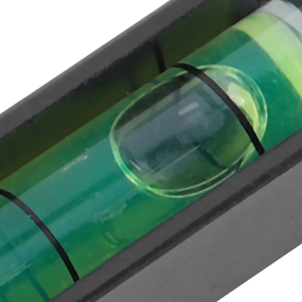 Mini nivel de burbuja ABS duradero, soporte transparente de alta precisión, nivel de trípode de cámara acrílico, trípode RV, 10 Uds.