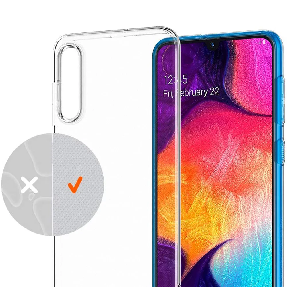 Ultra thin Clear Protective Case For Samsung Galaxy A50 A10 A10E A10S A20 A20S A20E A30 A40 A30S A50S A70 Silicone Back Cover