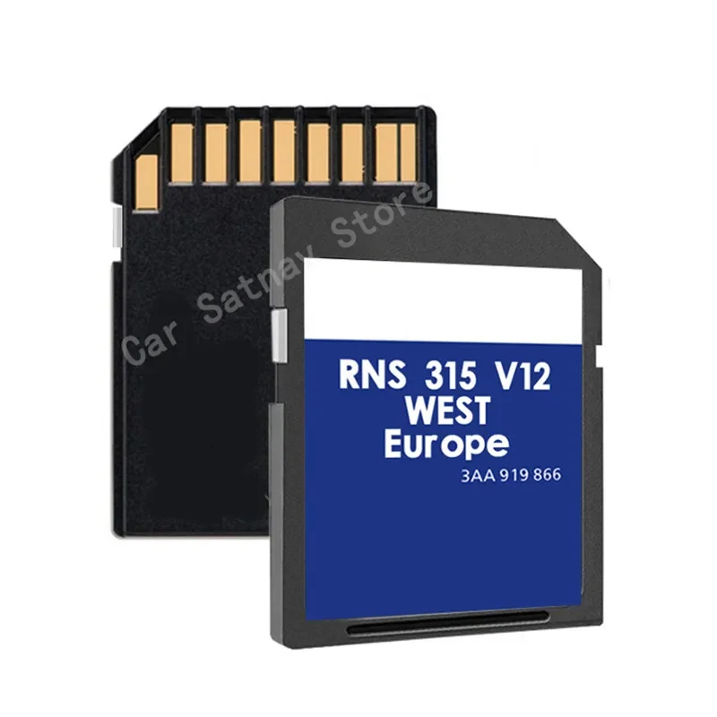 

Car GPS Accessories for Volkswagen Golf Plus A6 RNS315 Navigation System Europe V12 3AA051866AA Genuine SD Card