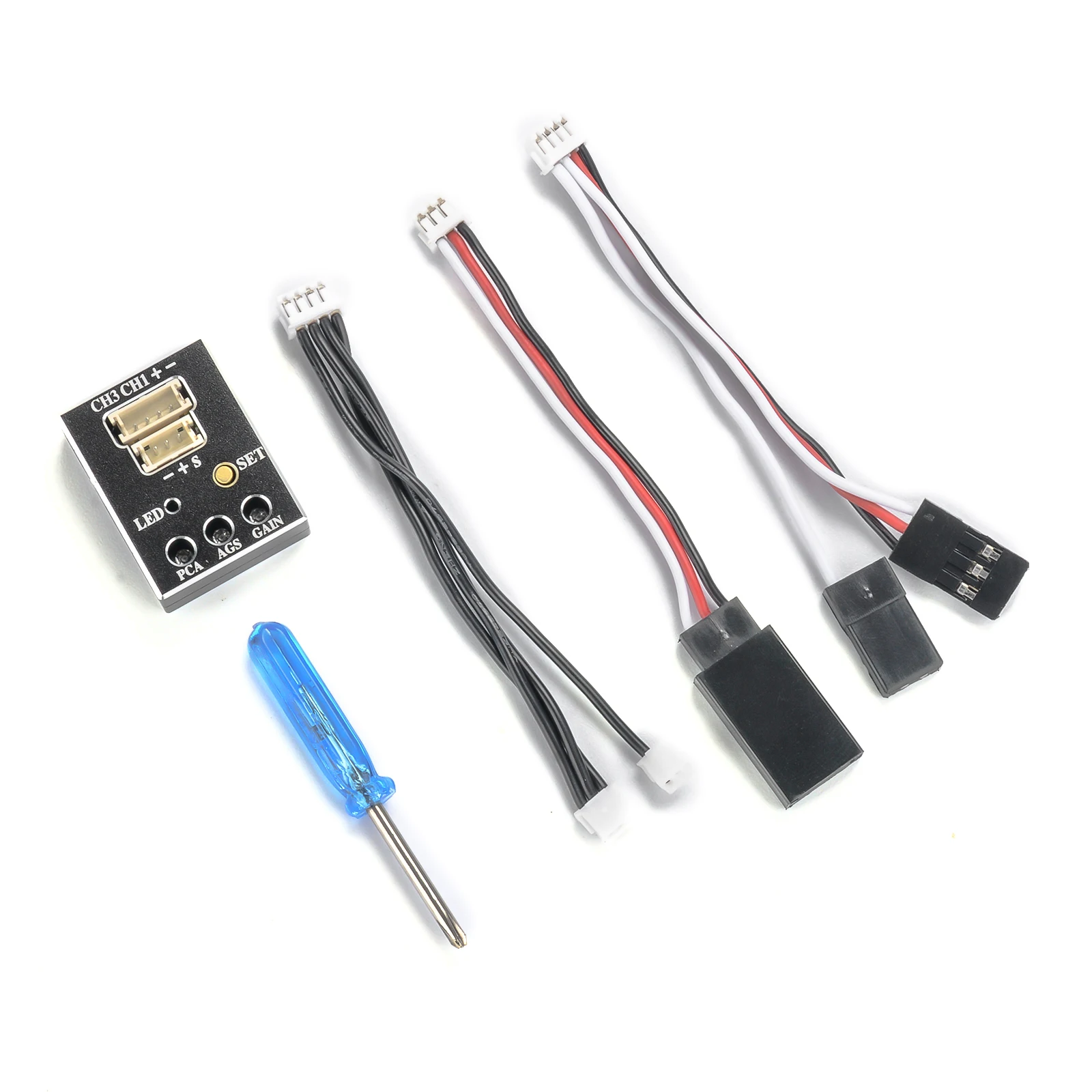 PYFORE RX-G7B 3축 메탈 자이로스코프 1/10 RC 드리프트 카 버기 레이싱 액세서리