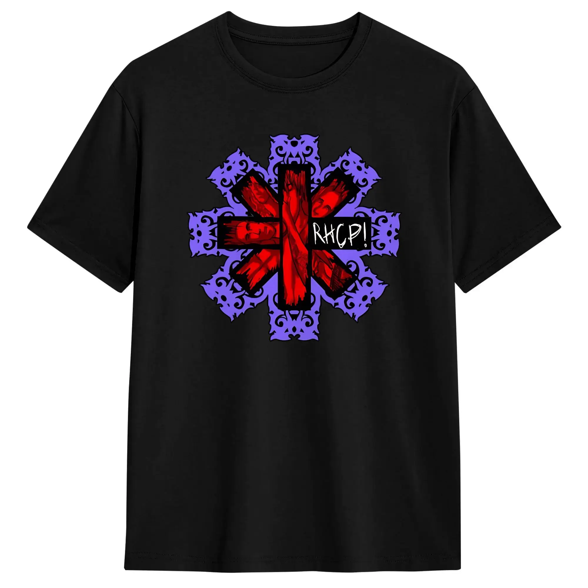 RHCP Red Hot Chili Peppers T-Shirts for Men  Casual Cotton Tees O Neck Short Sleeve T Shirt Gift Idea Tops