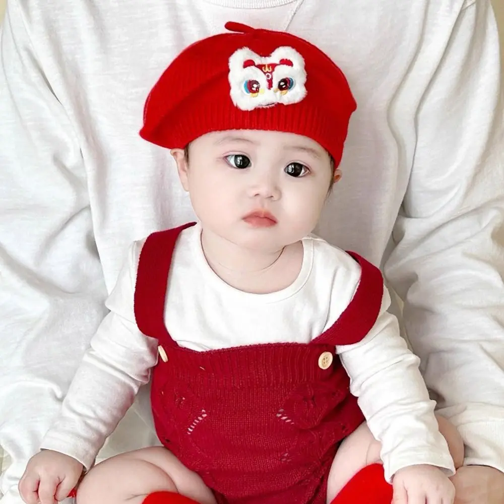 

Милый берет с цветочным узором, зимняя теплая мягкая зимняя теплая шапка, однотонная вязаная шапка принцессы для маленьких девочек