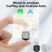 2 In 1 Mini CarPlay Box Wireless CarPlay Android Auto Adapter Wired To Wireless For Kia Volvo Audi MG Opel VW Hyundai Jeep
