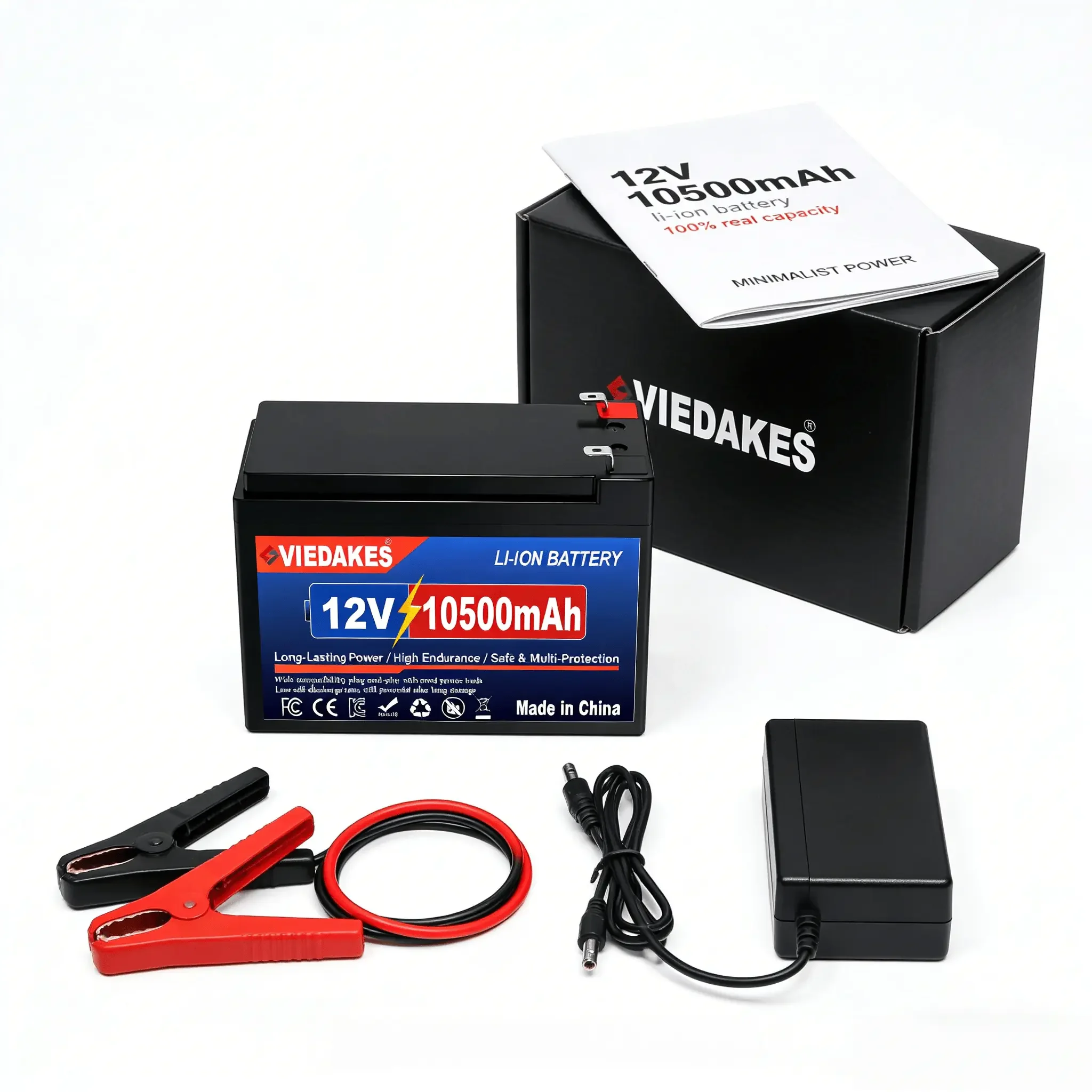 

100% Real Capacity 12V 10500mAh Lithium Battery Temperature Resist Li-ion Pack for Camping Scooter Mini Cooler Power