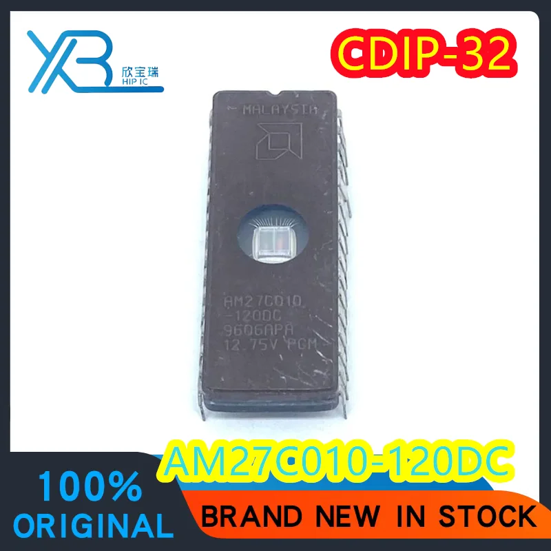 

(1/30 pieces) AM27C010-120DC CDIP-32 original genuine UV erasable storage memory spot delivery fast