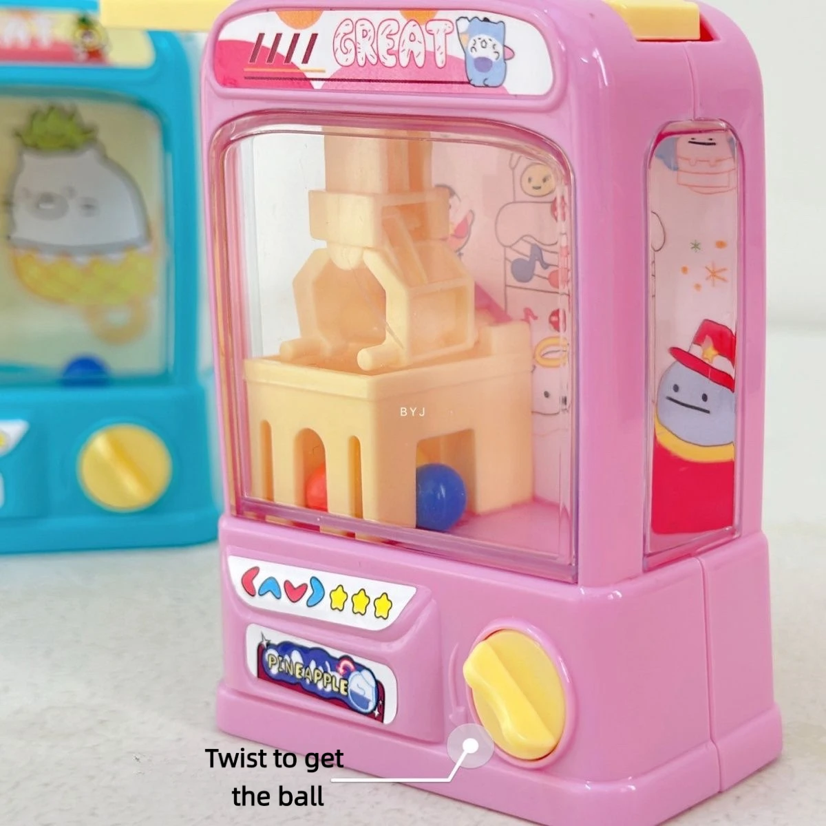 

Мини-машина с когтями и шариками, настольная аркадная игра, игрушка, забавный захват приза для детей и взрослых