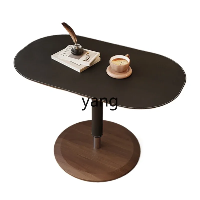 

Yjq lifting side table household living room sofa rotating small coffee table mobile coffee bedside table