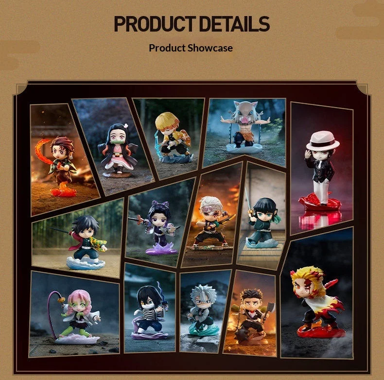 Echte POPMART Demon Slayer Zweite Generation Blind Box Kawaii Battle Anime Figuren Desktop-Ornamente Sammlerstücke Spielzeug Geschenk – Detail 5