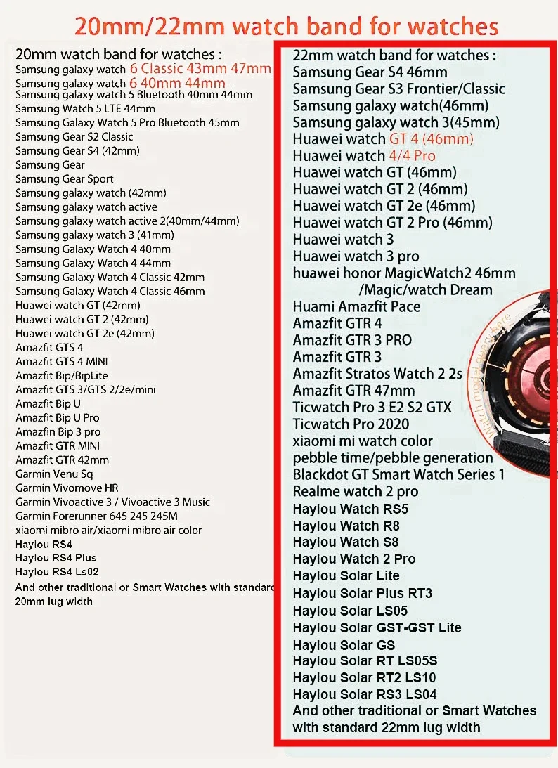 22 مللي متر الفرقة المغناطيسية لهواوي ساعة 4/3 برو GT4/3Pro 46 مللي متر في نهاية المطاف لينة سيليكون حلقة حزام ل Amazfit التوازن GTR 4/3/2 47 مللي متر