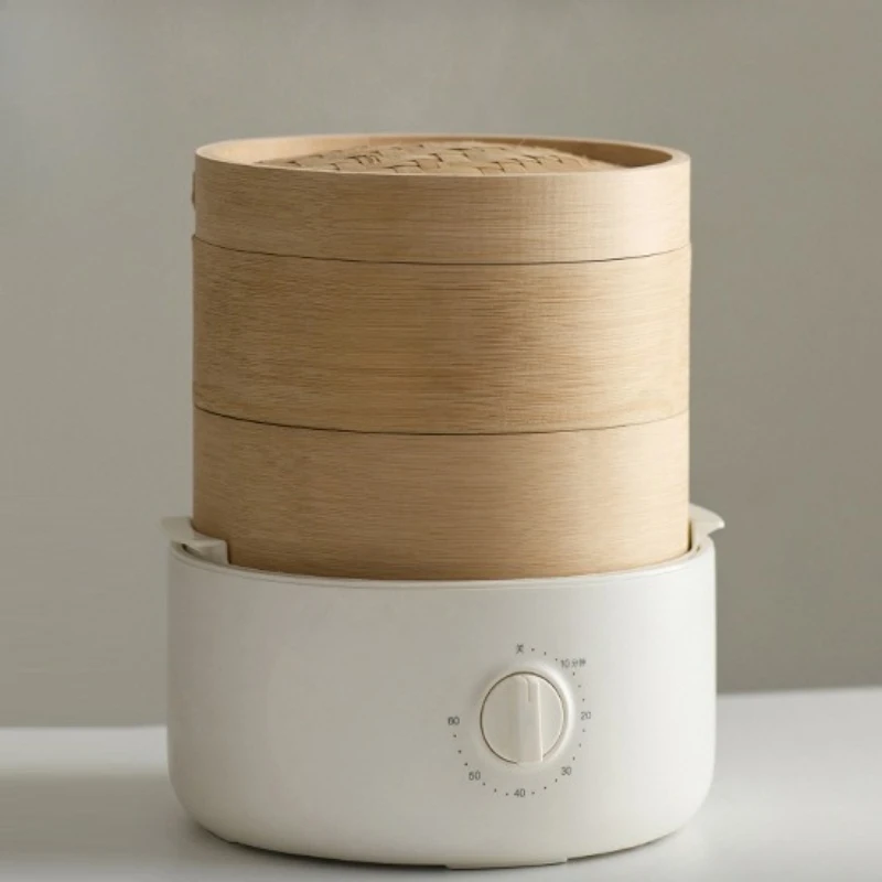 Bamboo cage electric steamer multi-functional household multi-layer small breakfast machine