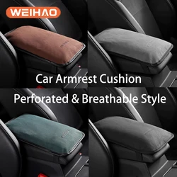 Car Acesssories 2023 Armrest For Car Centrol Rest For Inside The Car Suede Cushion Raised Cushion Universal For Audi BMW Benz