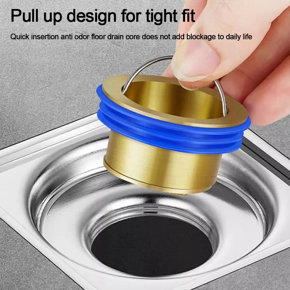New Backflow Preventer Shower Floor Drain Anti-odor Dectable Fast Drainage Floor Drain Universal Sink Strainer Bathroom Supplies