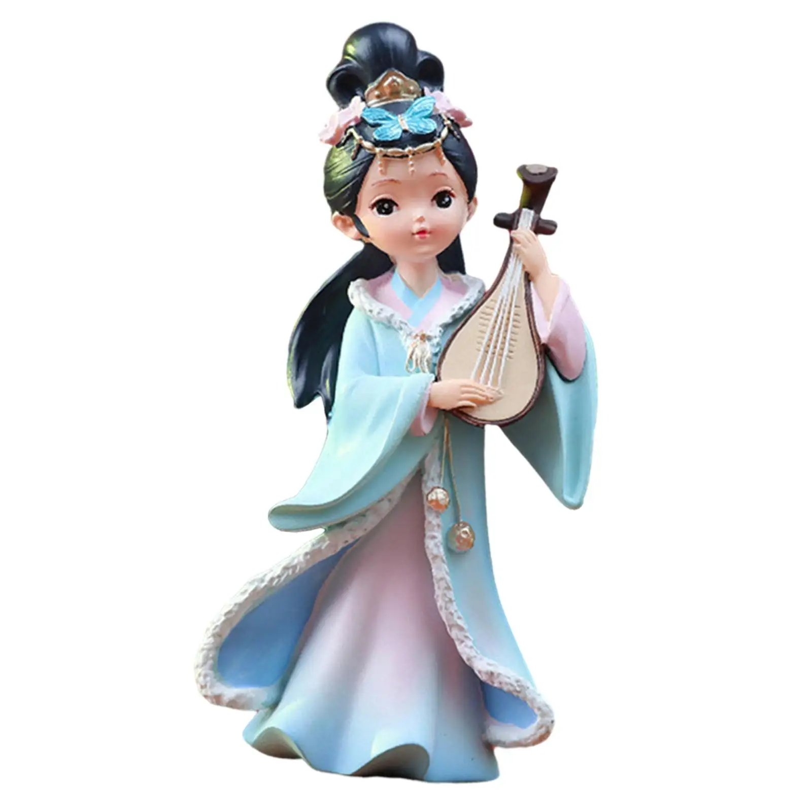 Chinese Ancient Beauty Statue Craft Creative Art Chinese History Celebrated Woman Figurine Lady Sculpture for Festivals Decor