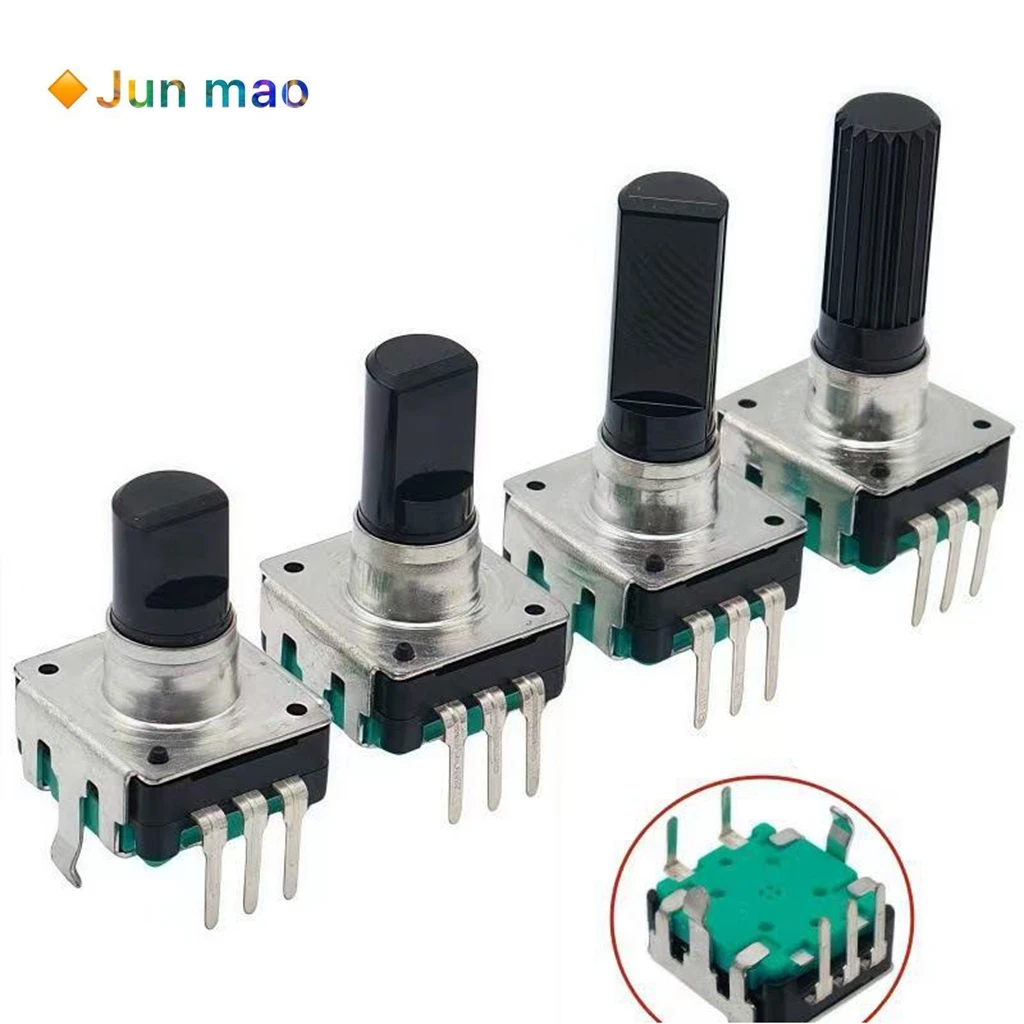EC12 Encoder 24-bit 24-Pulse 360-Degree Rotation with Switch Oscilloscope Channel Meter Digital Encoder
