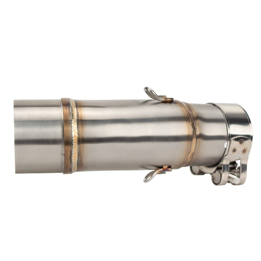 

Modify Motorcycle Exhaust Stainless 51MM Adapter Middle Pipe For Kawasaki Ninja500 Z500 24-25 NINJA400 Ninja250 Z400 Z250 17-25
