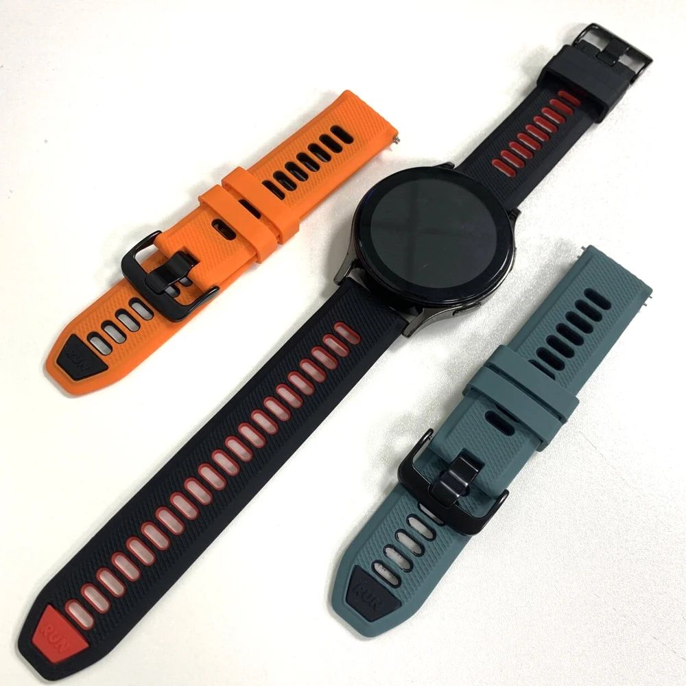 Cinturino in silicone per Amazfit Balance 2 Active 2 20mm 22mm Sostituisci il braccialetto per Amazfit Bip6 5 GTS/GTR4 3 2e Pop pro/Pace Soft Band