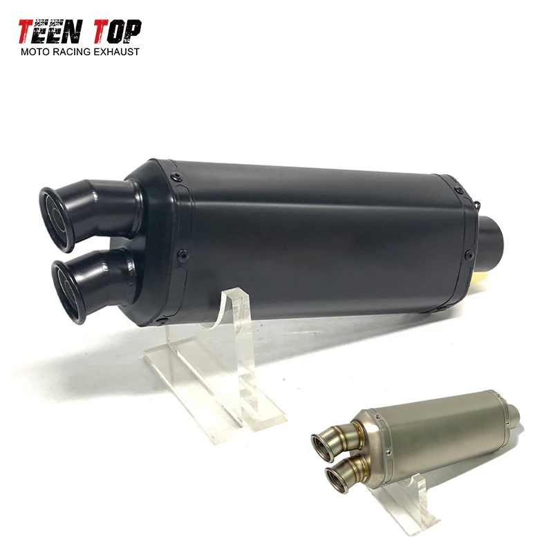 

Универсальный мотоциклетный глушитель 51 мм, глушитель для гоночного побега DB Killer Versys650 TMAX500 Vstrom650 800MT MT03 Tracer 7 F850