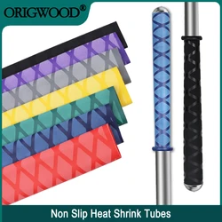 1~10pcs Non-slip Heat Shrink Tube 15 18 20 22 25 28 30 35 40 45 50mm Waterproof Cover Insulated Wrap Protector for Fishing Rod