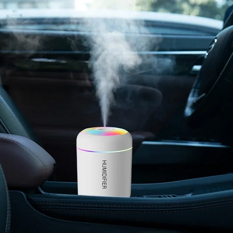 180ML Mini Air Humidifier USB Electric Aroma Diffuser Essential Oil Purifier Aromatherapy Mist Maker Lights for Car Home Bedroom