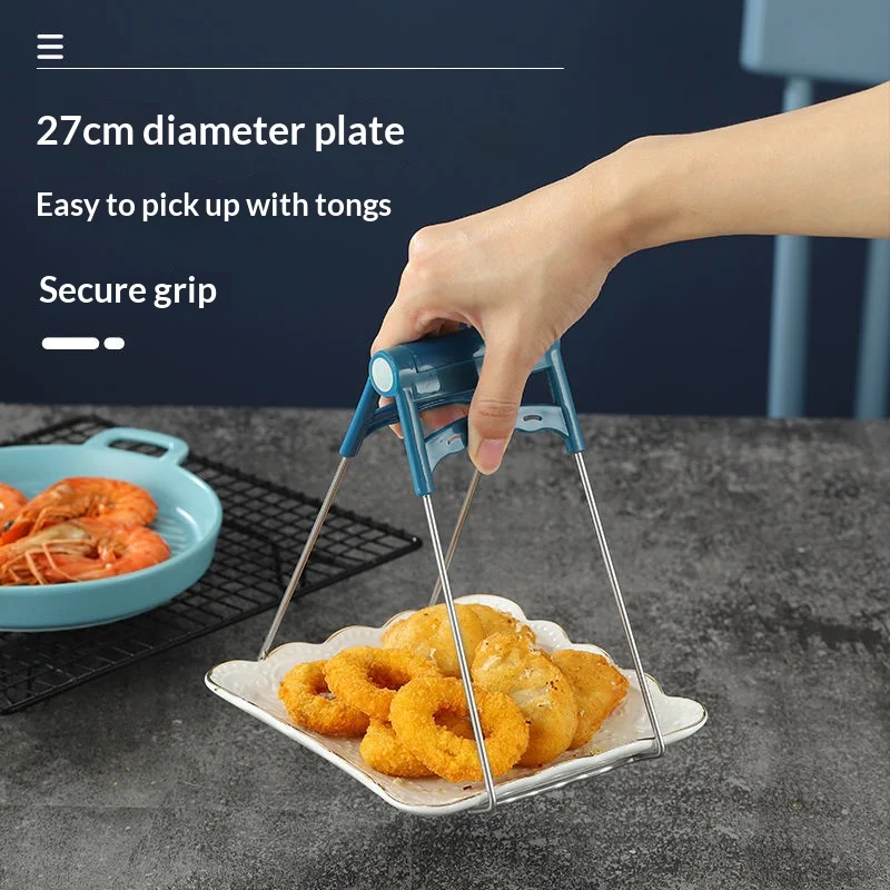 Anti‑Scald Bowl Gripper Clip Dish Retriever Tongs For Hot Bowl Pot Plate Microwave Air Fryer Kitchen Gadget