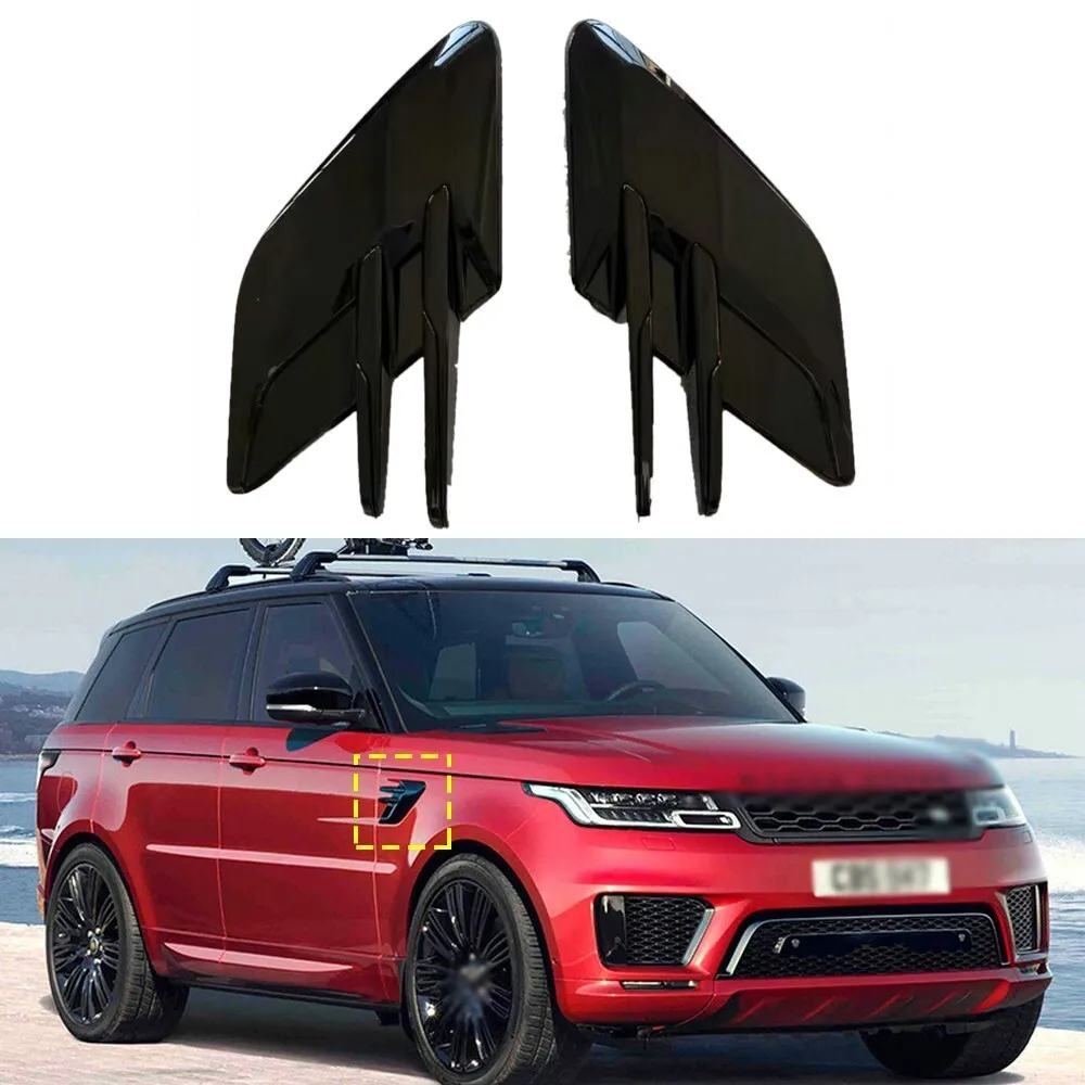 

2 шт. накладка на боковое вентиляционное отверстие подходит для Range Rover Sport L494 2018-2022 ABS пластик