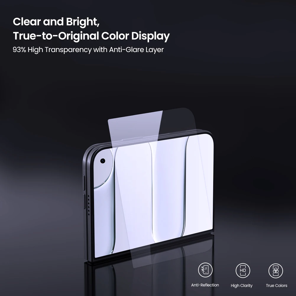 Nillkin – folia ochronna na ekran telefonu, szkło hartowane, odporna na pęknięcia, przeznaczona dla iPhone 18 Pro Max, iPhone Duo 17 Pro Max, seria H+PRO. — zdjęcie produktu 5