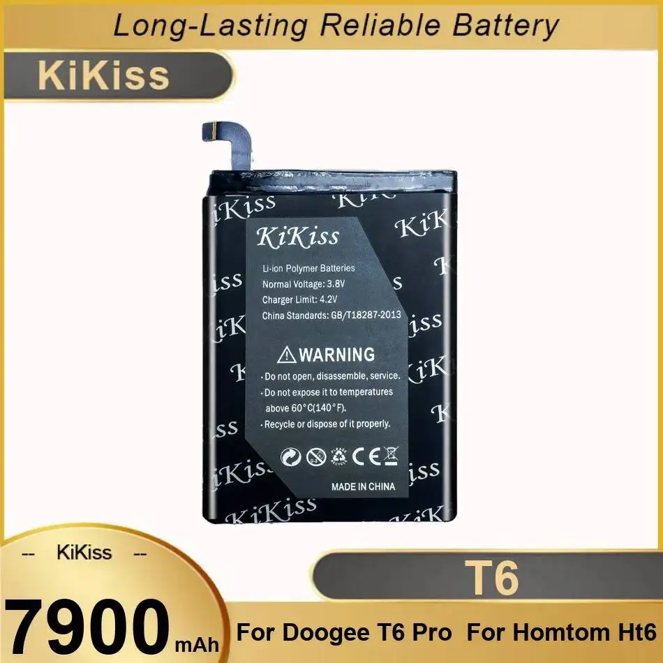 

Стабильный аккумулятор для мобильного телефона Doogee T6 Pro Homtom HT6 Safe 7900 мАч