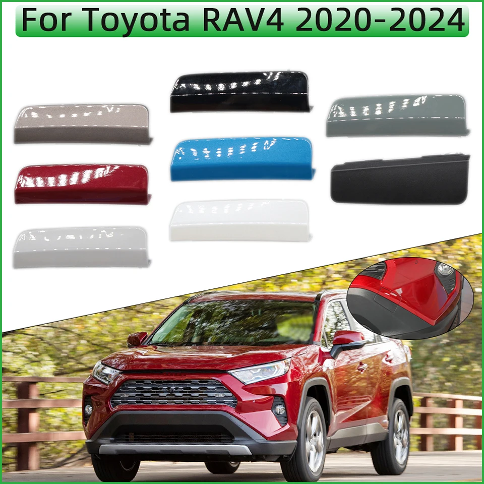 

Front Bumper Tow Hook Eye Cover Cap For Toyota RAV4 RAV 4 2020 2021 2022 2023 Auto Parts Towing Hauling Trailer Lid Garnish