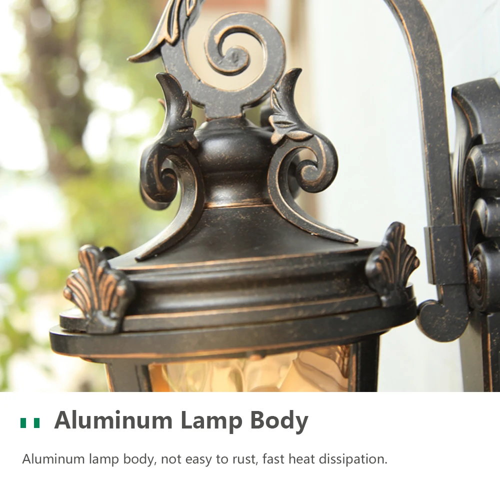 Outdoor Wall Sconce Light Vintage Garden Lamp Street Yard Lighting Outside lantern Luminarie for Balcony Porch Country House ﻿