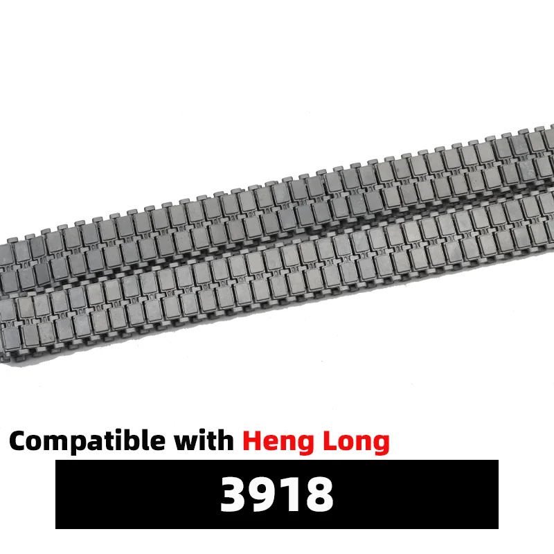Binario metallico Heng Long 3918 compatibile con il carro armato Heng Long 1/16 US Abrams viene fornito con 4 maglie in metallo come bonus