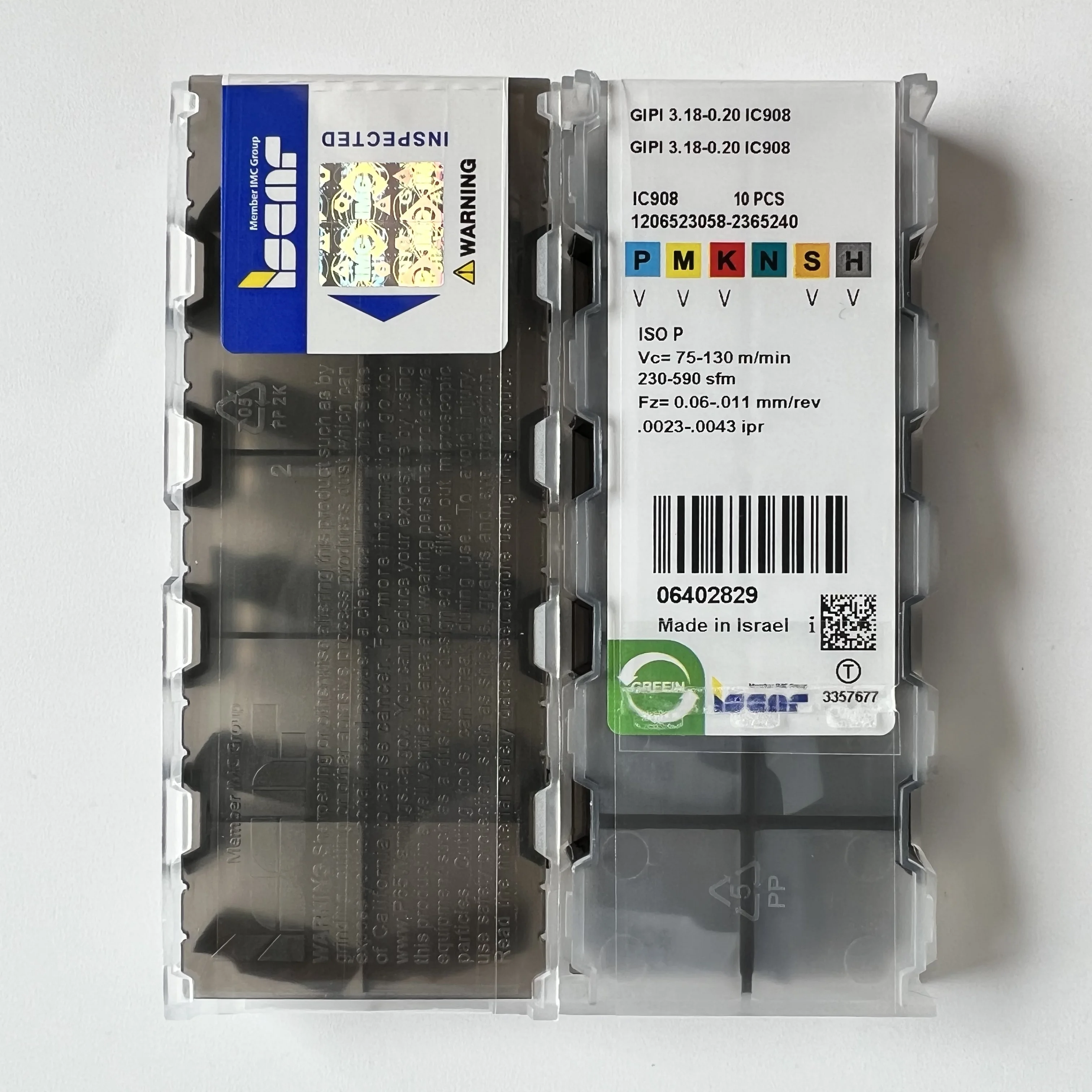 CNCフライス工具,旋盤工具,GIPI3.18-0.20,ic908