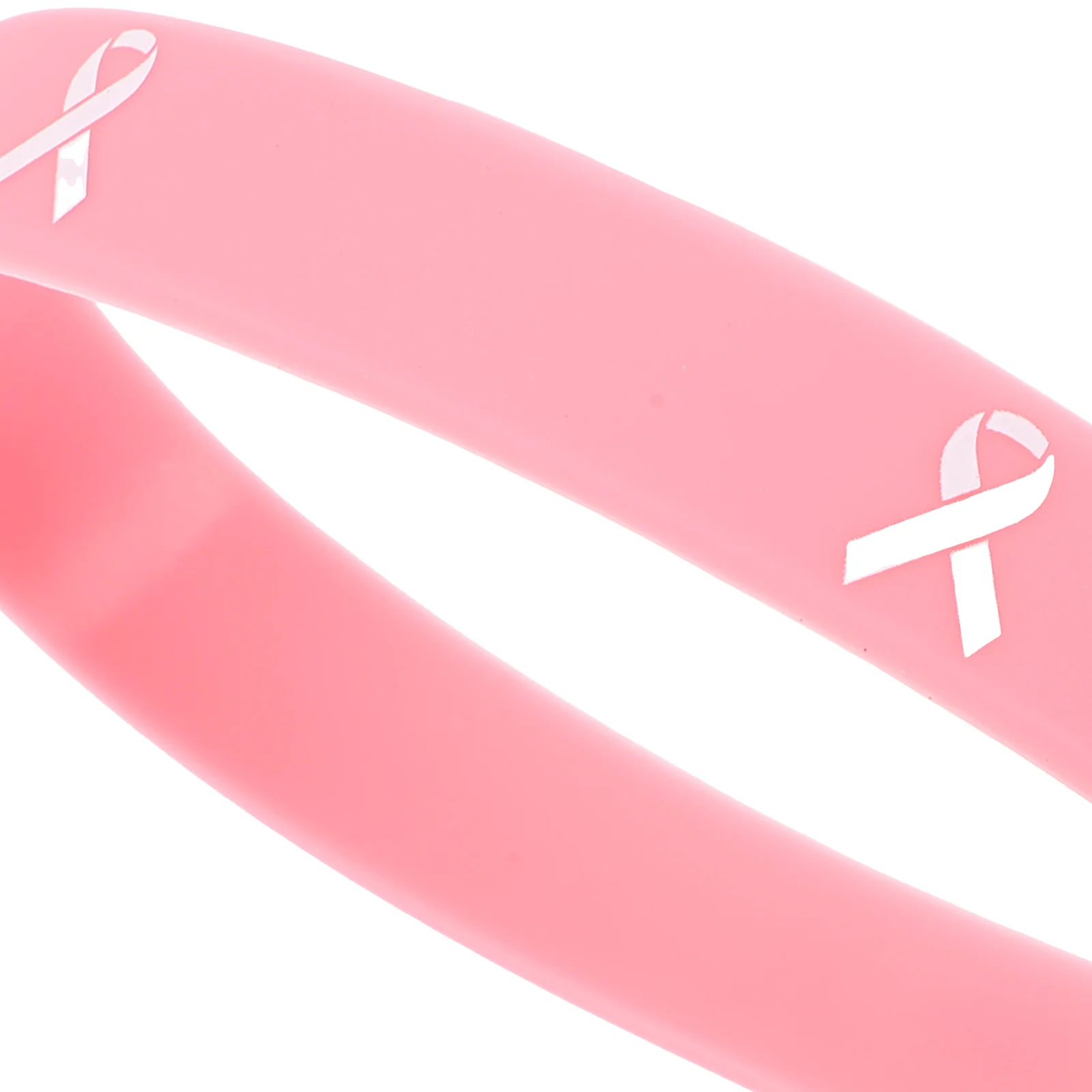 20 Pcs Jewelry Chest Breast Cancer Bracelet Silica Gel Custom Silicone Bracelets