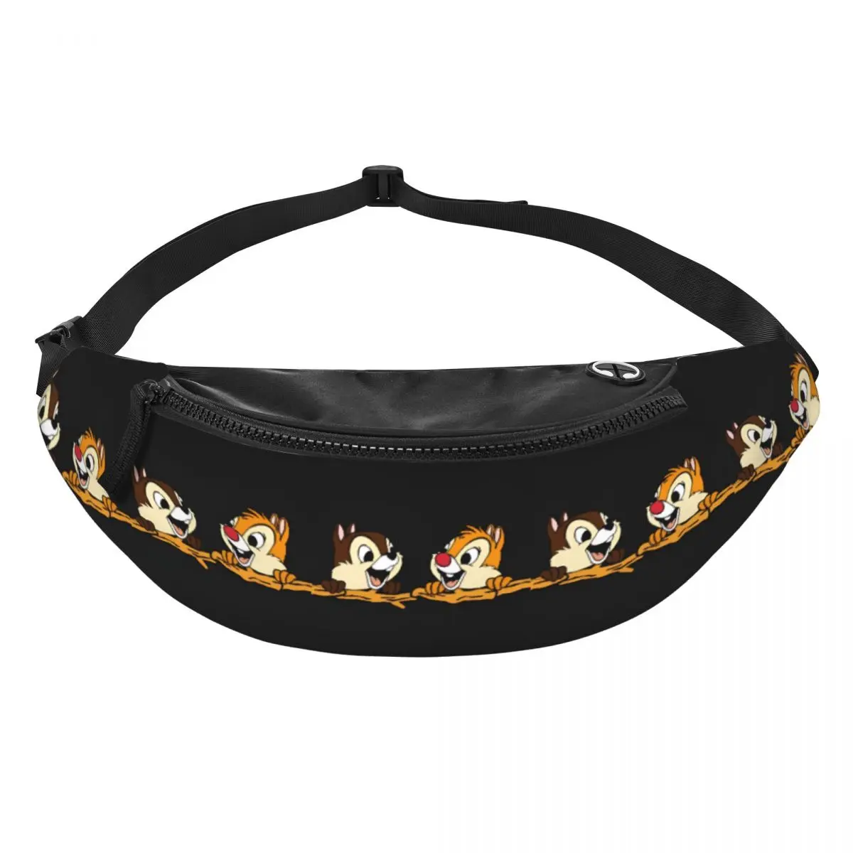 

Custom Chip Anime D-Dales Fanny Pack Men Women Crossbody Waist Bag for Cycling Camping Phone Money Pouch