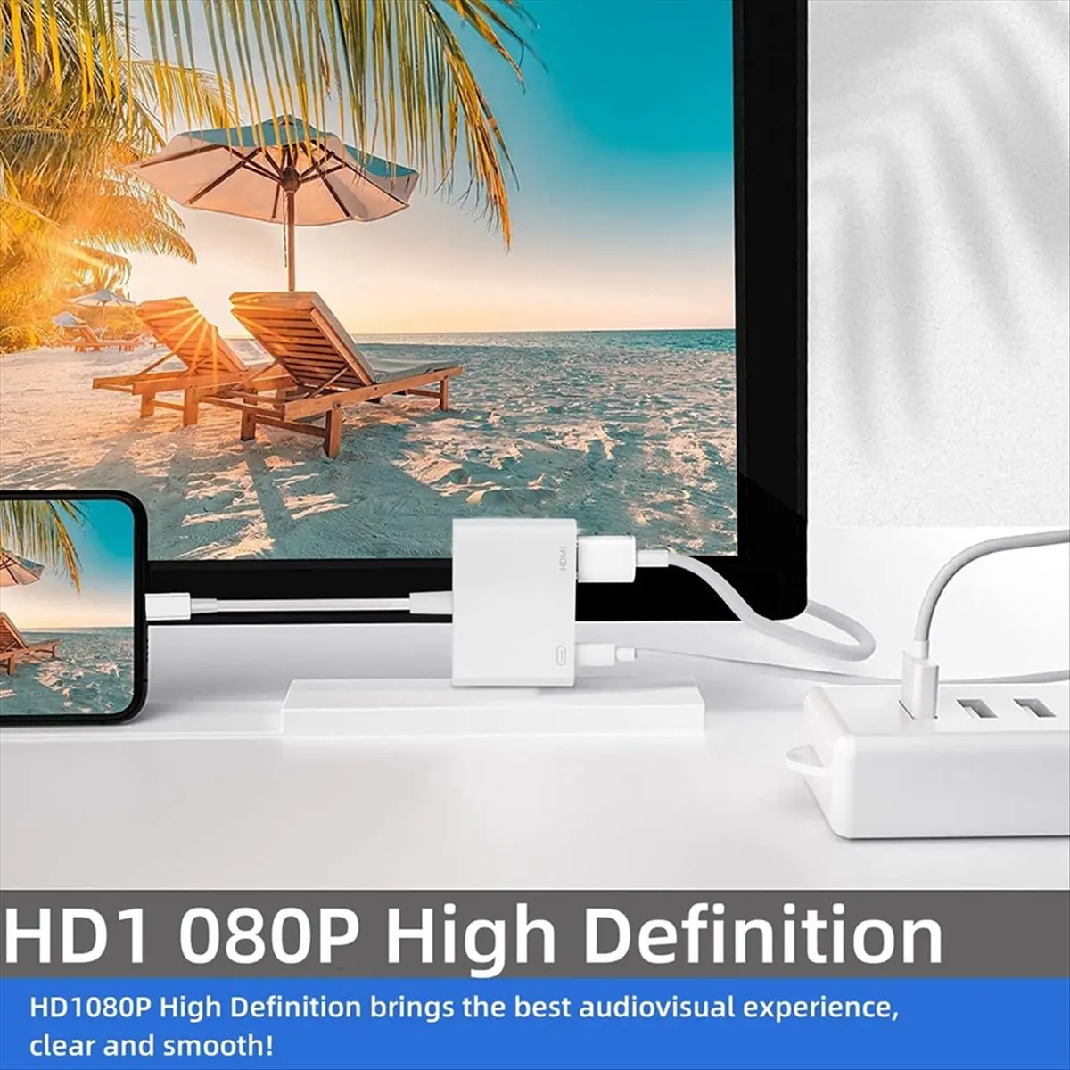 

AABFK для адаптера Apple с HDMI-совместимым интерфейсом, цифровой аудиоключ Av, кабель синхронизации 1080P для Iphone, Ipad