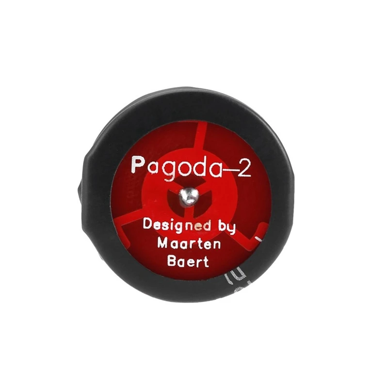 For Pagoda 2 5.8G 5DBi 50W Omnidirectional Omni FPV Flat Panel Pagoda Antenna RHCP SMA/RP-SMA 80Mm(Red Pin)