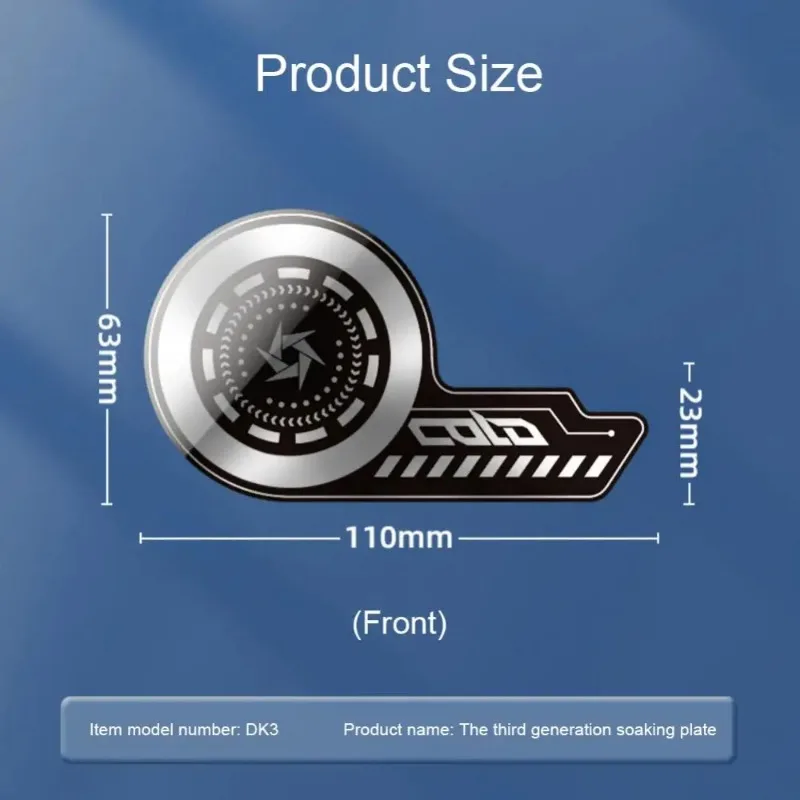 Cell Phone Cooler Plate Radiator Magnetic Radiating Sticker for Game Cooling Fans Heat Sink For IPhone/Samsung/Xiaomi