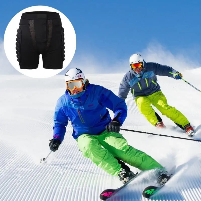 

F68F 3D Hip Protections Pad Shorts Pants Butt Pads Protective Padded Short Crash Pad Impact Gear for Skiing Skating Snowboard