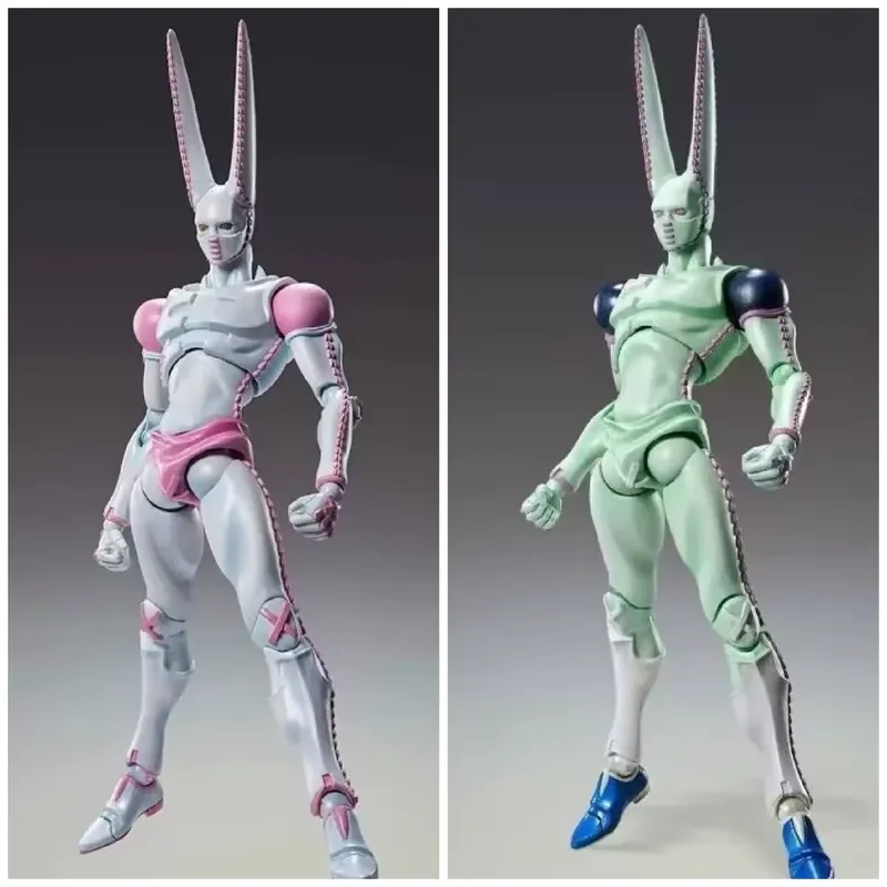 New Super Action Statue Jojos Bizarre Adventure D4c Funny Valentine Pink Articulated Action Figure Collectible Anime Model For