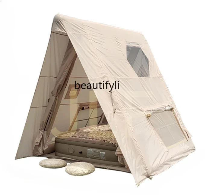 Outdoor Portable Full Set of Vehicle-Mounted All-Inclusive Outdoor Shading Simple Dual-Use Automatic Inflatable Tent