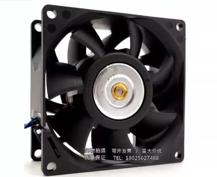 Delta PFB0824DHE R00 DC 24V 1.63A 80x80x38mm 3-Wire Server Cooling Fan