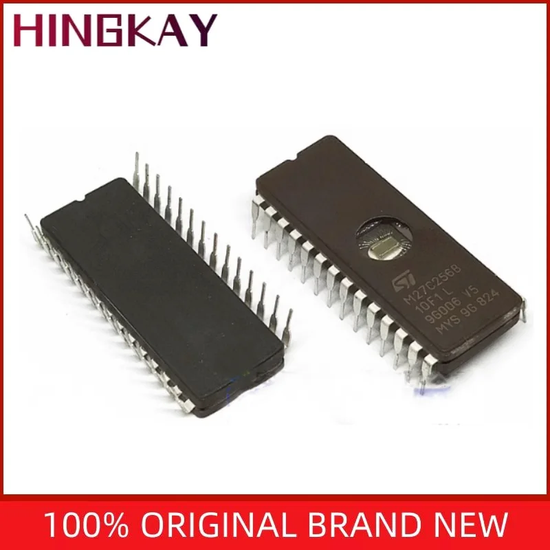 10PCS/LOT M27C256B-10F1 M27C256B 27C256 EPROM UV 256KBIT 120NS DIP-28 100% New original stock