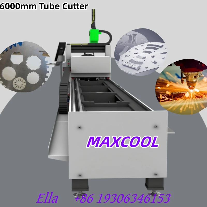 2025 Raytools Auto Focus Laser Metal Tube Cutter Engraver 6000mm 3000watt 4000watt MAX Raycus Lazer Round Tube Cutter Prices