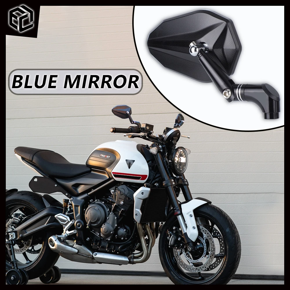 

For Trident 660 Motorcycle Rearview Mirror For Triumph Street Triple 765 R RS Street Twin Scrambler 1200 XC XE 900 Side Mirror