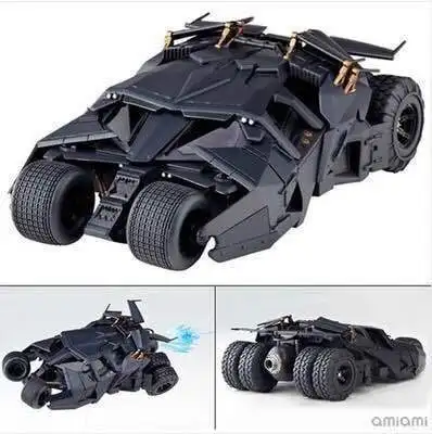 Revoltech Series NO.043 Bruce Wayne Batmobile Tumbler PVC Model Figure Collectible Model Toy