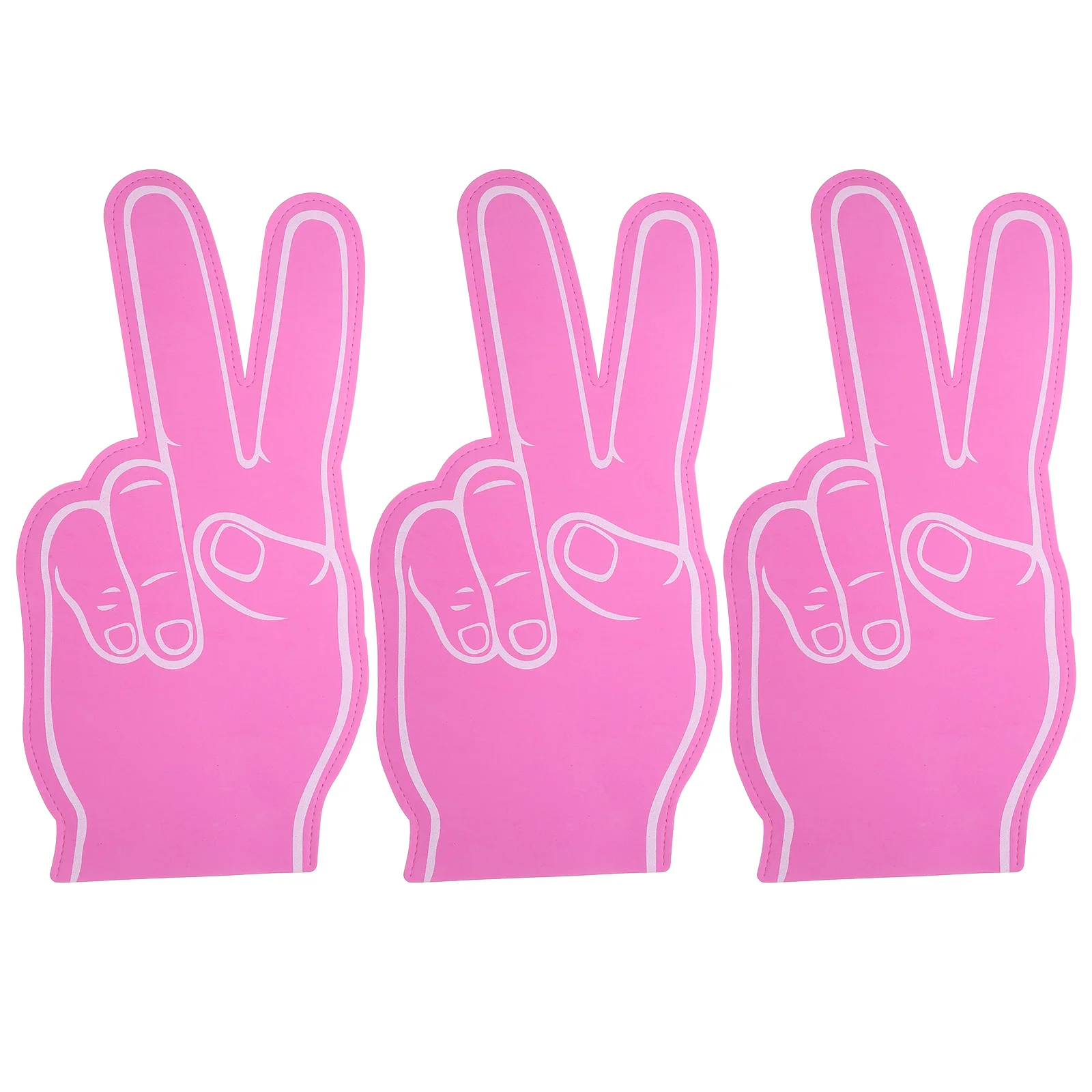 

3 Pcs Cheerleading Hand Gesture Foams Group Spirit Item Noise Maker Stuff Noisemaker for Sporting Events Party