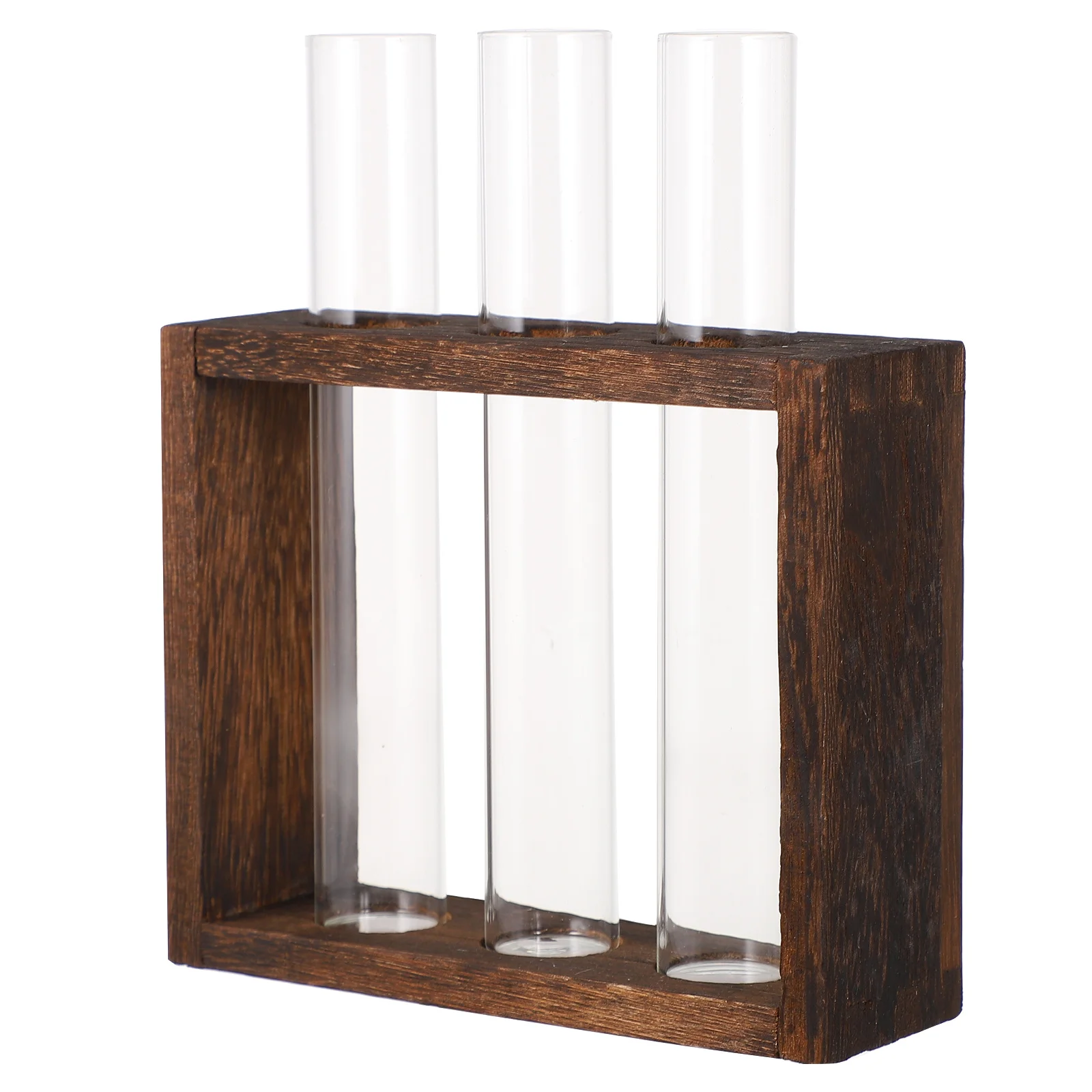 

1 Set Glass Test Tube Vase Transparent Water Planting Container For Desktop Plant Terrarium Indoor Home Decor Premium Planting