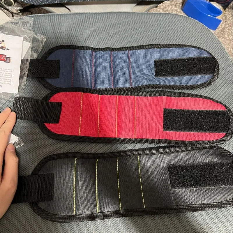 أداة تنظيم المعصم للأظافر بالشفط المغناطيسي القوي، أدوات حديدية مغناطيسية قوية، ملحقات المسمار، سوار معصم مغناطيسي