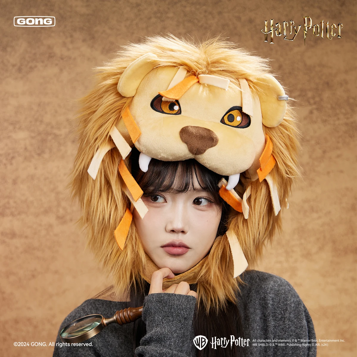 

Trendy 2025 Harry Potter Lion Head Costume Party Accessory Cute Gift In Stock Movie Inspired Cosplay Headwear For All Ages
