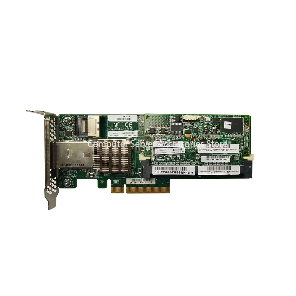 Original Control Card P222 Server Smart Array Card 512M 1GB Cache Battery Controller Card 633537-001 633542-001/With Battery