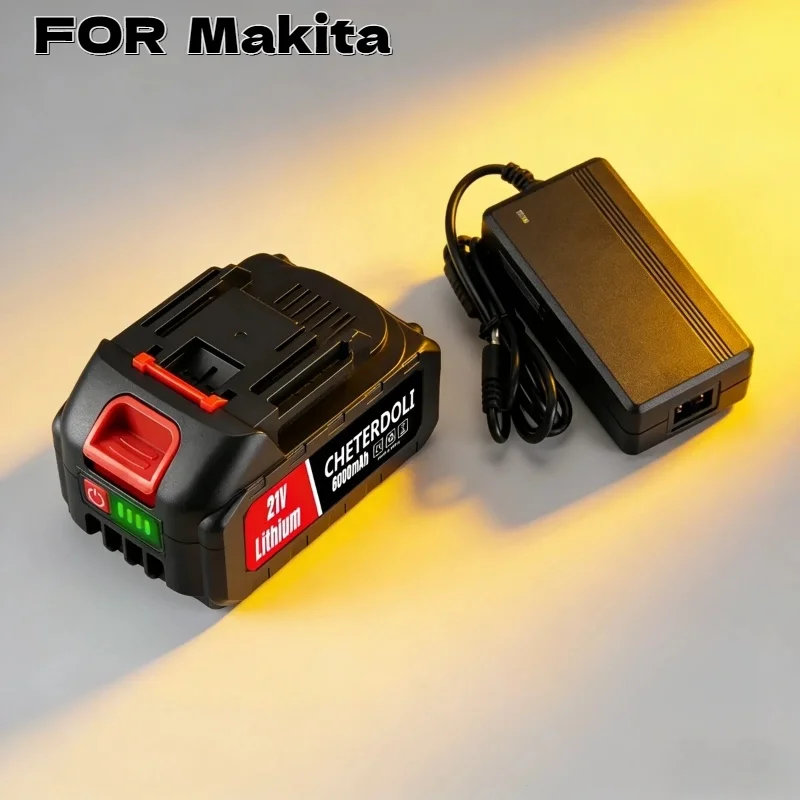 

High Capacity18V/21V Lithium Battery 3.0Ah-9.0Ah Rechargeable Replacement for Makita BL1850B BL1840B BL1440 BL1830B BL1415 Tools
